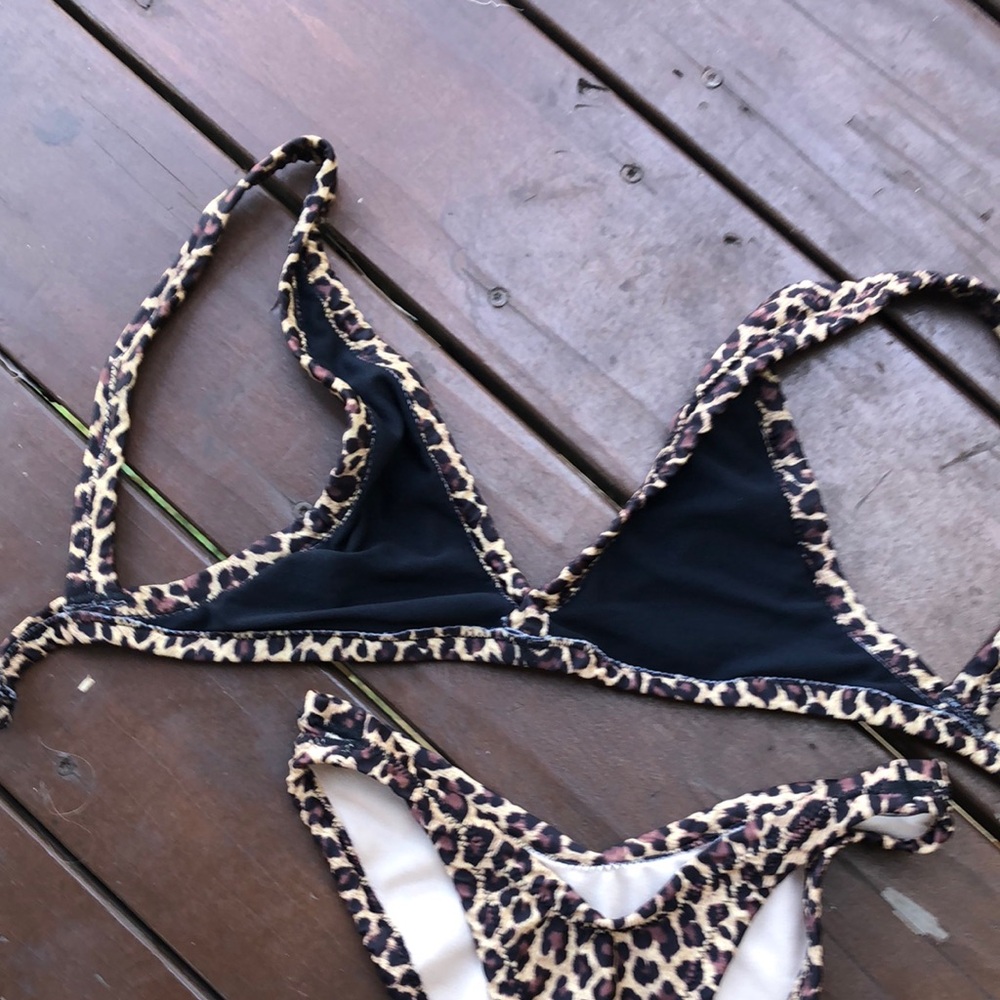 Leopard Print Bikini Set - image 4